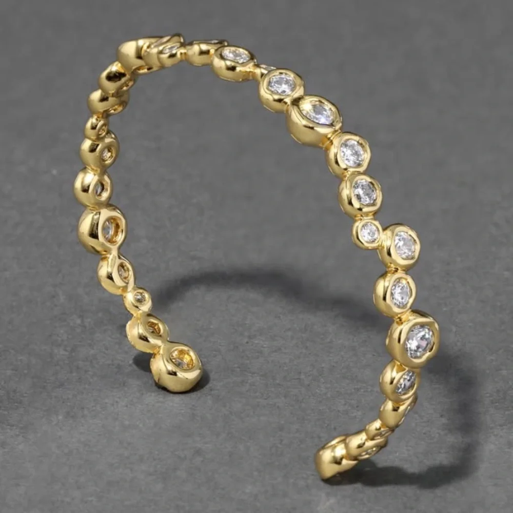 🆕 Alexis Bittar Asterales Gold Skinny Cuff Bracelet- Only 1 left🥳 - Picture 6 of 10